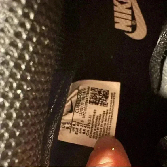 Nike Court Vision Mid Triple Black Men's size 9.5 - Picture 4 of 11